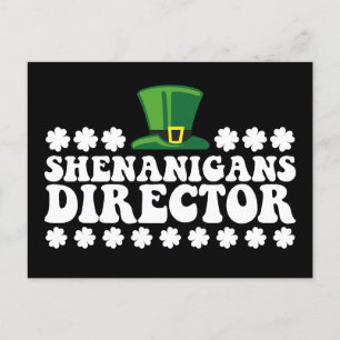Carte Postale Shenanigans Directeur Super St Patrick's Day Irlan