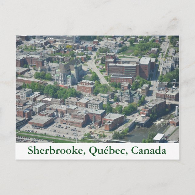 Carte postale Sherbrooke, Québec, Canada Postcard (Front)