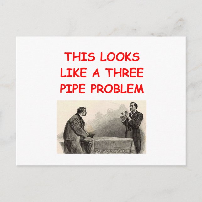 Carte Postale SHERLOCK porte des t-shirts cadeaux (Devant)