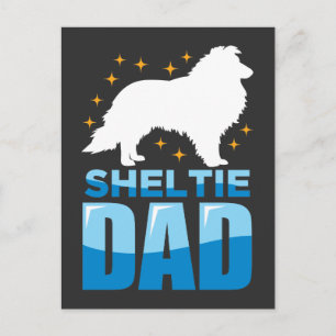 Carte Postale Shetland Sheepdog Chien Chien Puppy Lover Shelter