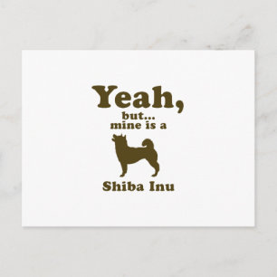 Carte Postale Shiba Inu