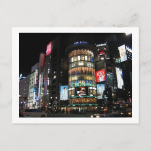Carte Postale Shibuya la nuit.