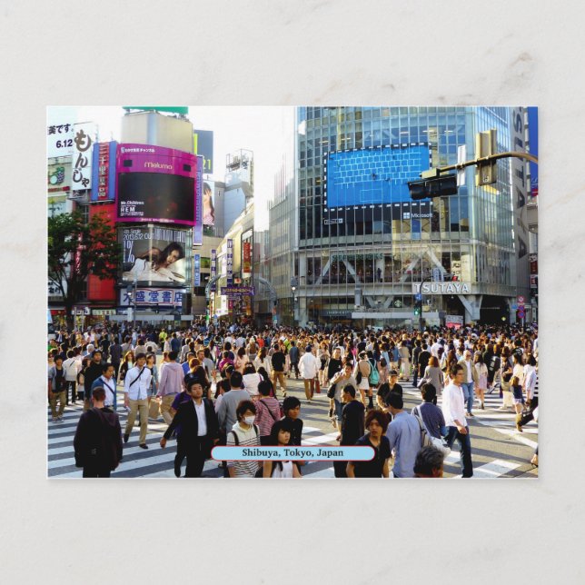 Carte Postale Shibuya, Tokyo, Japon (Devant)