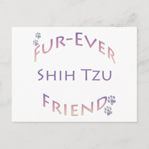 Carte Postale Shih Tzu Furever Friend