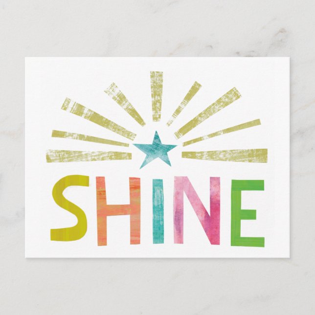 Carte Postale Shine magique (Devant)