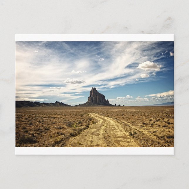 Carte Postale Shiprock Nouveau Mexique Montagne Paysage Sud-Oues (Devant)