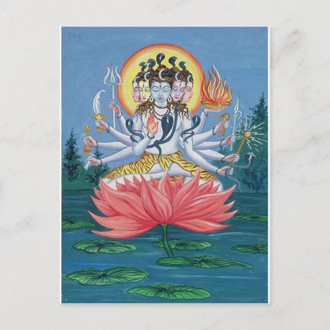 CARTE POSTALE SHIVA (Devant)