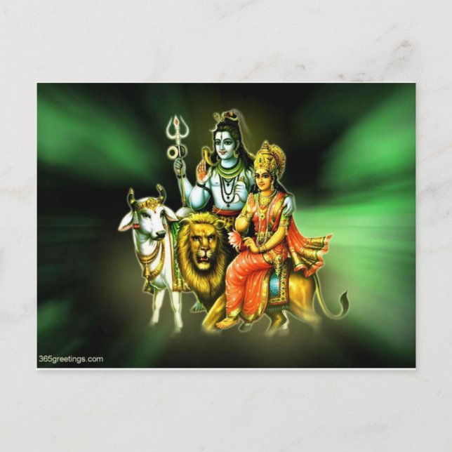Carte Postale Shiva (Devant)