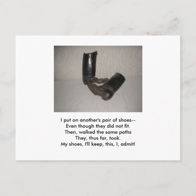 CARTE POSTALE SHOE (Devant)