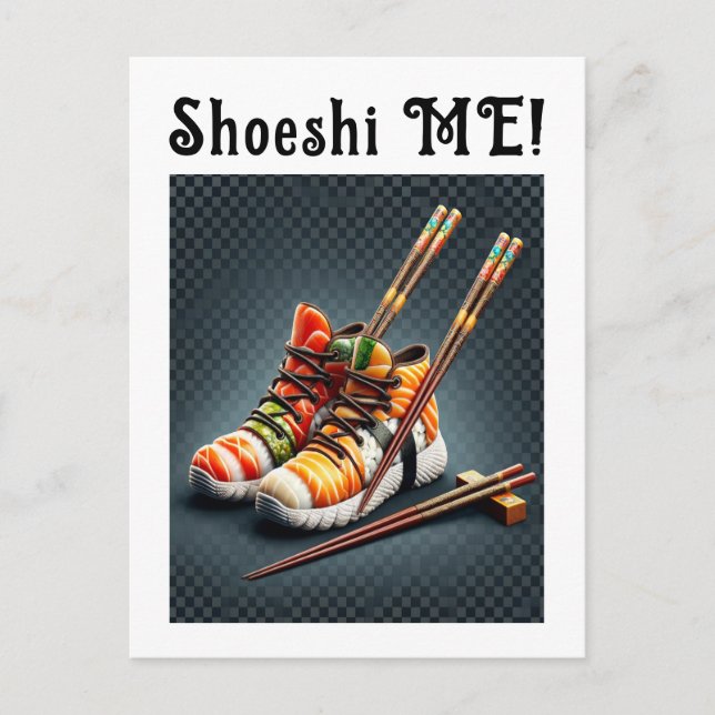 Carte Postale Shoeshi ME - Unique Basket Sushi (Devant)