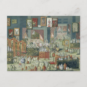 Carte Postale Shop Selling Chinese Goods, mid-18th century (cera