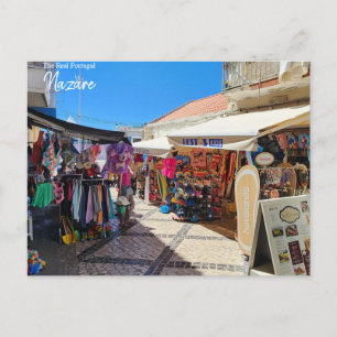 Carte Postale Shopping en Nazare, Portugal