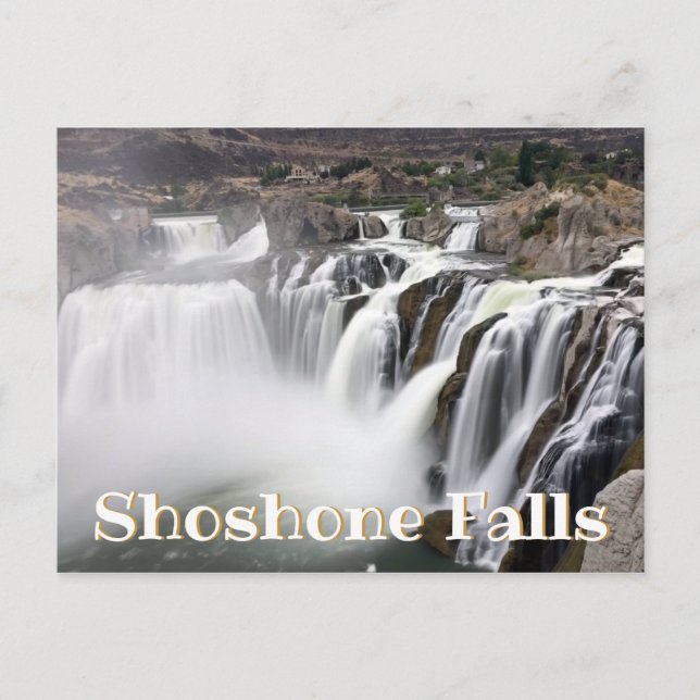 Carte Postale Shoshone Falls Long Exposition Cascade Photo (Devant)