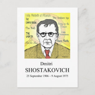 Carte Postale Shostakovich