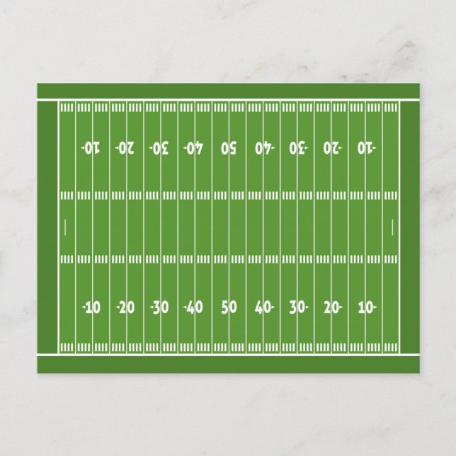 Carte Postale Show off your colors - Football (Devant)