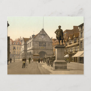Carte Postale Shrewsbury Carré, Shropshire, Angleterre