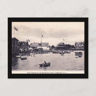 Carte Postale Shrewsbury River Club House, Highlands, NJ Vintage