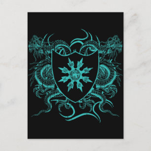Carte Postale Shuriken Dragons