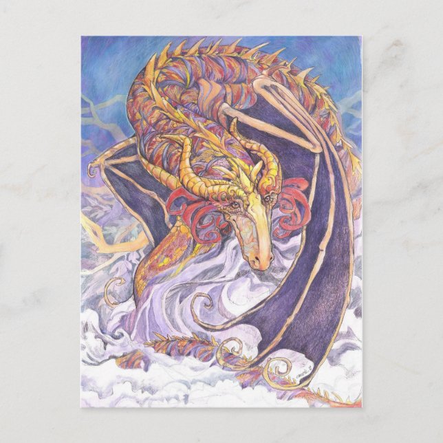 Carte Postale Shy Dragon (Devant)
