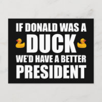 Si Donald était un canard, nous aurions un meilleu