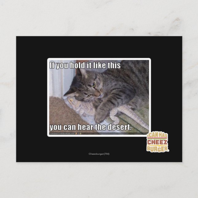 Carte Postale Si tu le tiens comme ça (Devant)