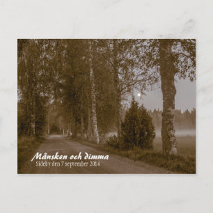 Carte postale Sideby Månsken och dimma CC0545