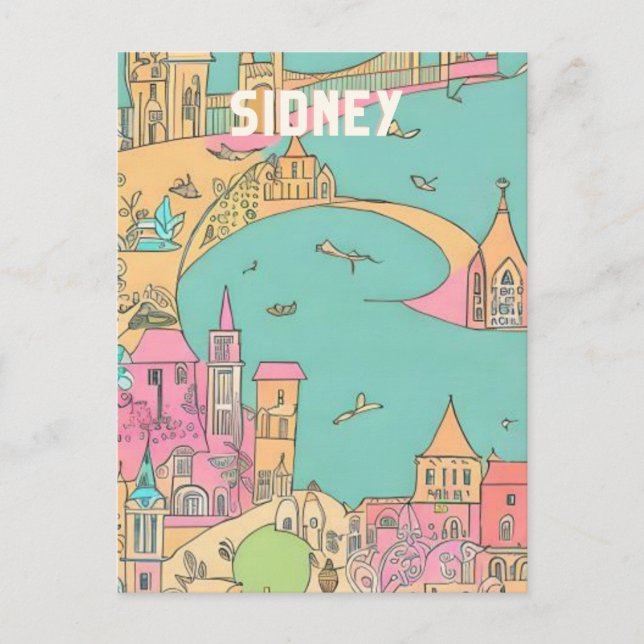 Carte Postale Sidney Australie (Devant)