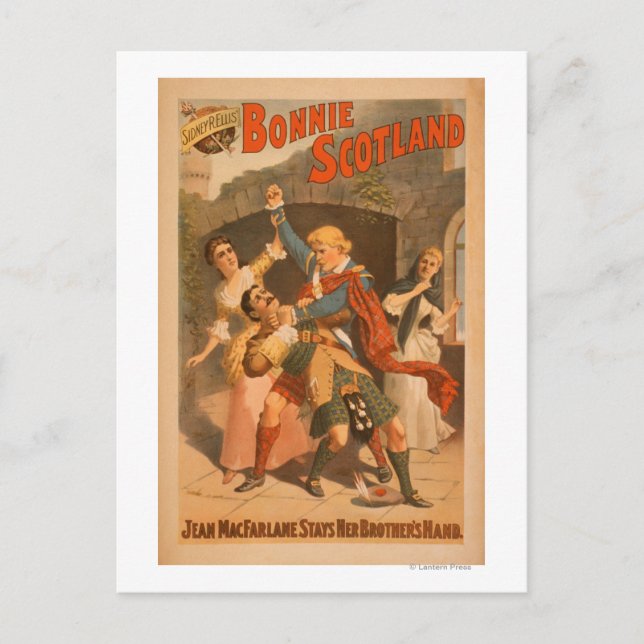 Carte Postale Sidney R. Ellis' Bonnie Scotland Scottish Play 2 (Devant)