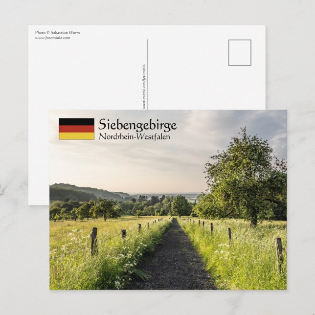 Carte Postale Siebengebirge (Devant / Derrière)