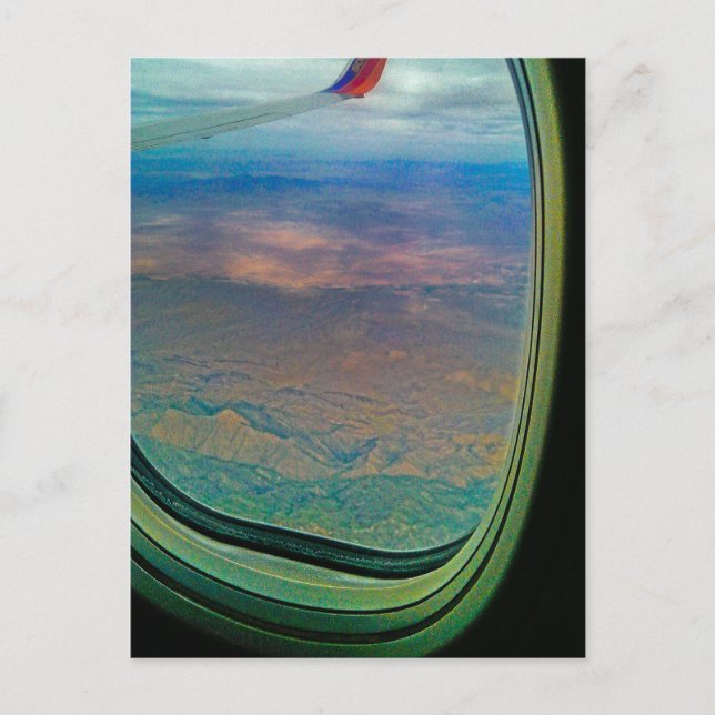 Carte Postale Siège de fenêtre gagnant (Devant)