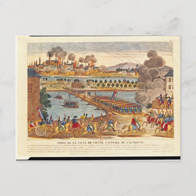 Carte Postale Siège de Vienne, le 10 mai 1809 (Devant)