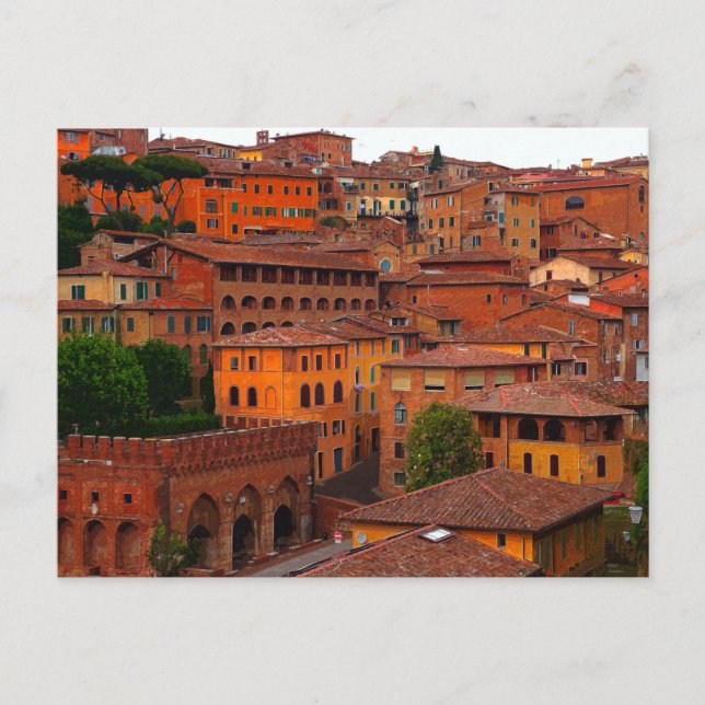 Carte Postale Siena Cityscape Toscane Italie (Devant)