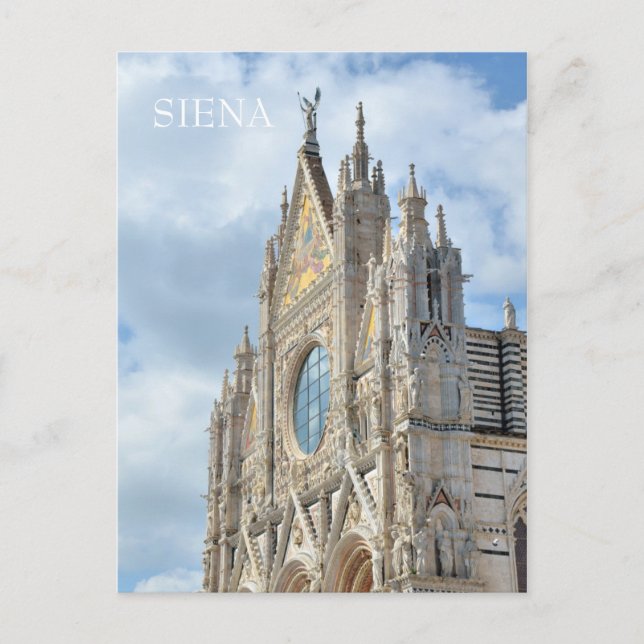 Carte Postale Sienne, Italie (Devant)