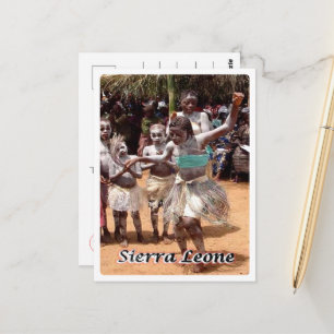Carte Postale Sierra Leone - La danse du Koindu -