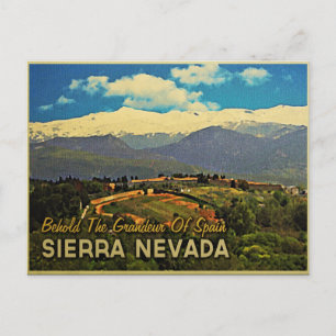 Carte Postale Sierra Nevada Espagne