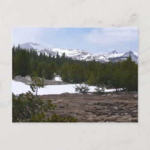 Carte Postale Sierra Nevada Montagnes et neige à Yosemite