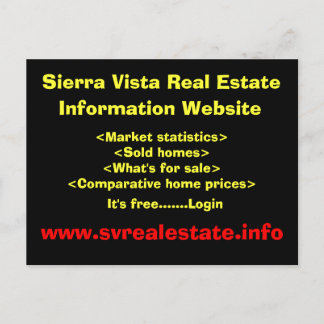 Carte Postale Sierra Vista Immobilier, Site d'information, ...