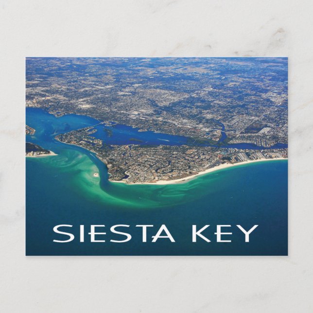 Carte Postale Siesta Key, Floride photo aérienne (Devant)