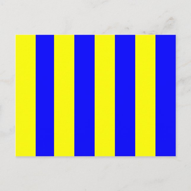 Carte Postale Signal de pavillon nautique G (Golf) (Devant)