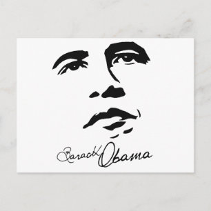Carte Postale Signature de Barack Obama