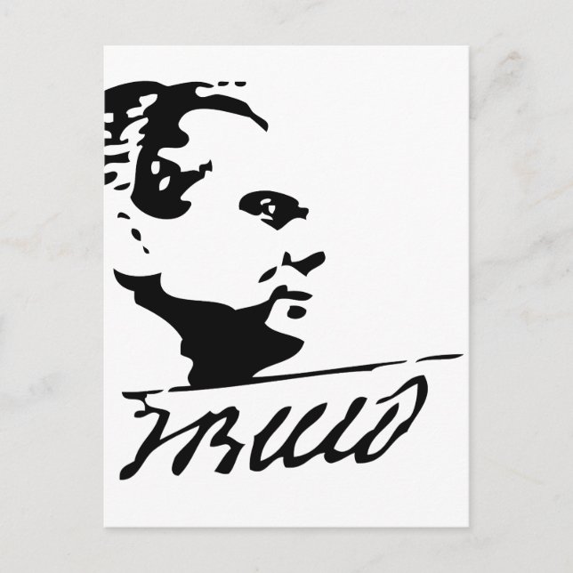 CARTE POSTALE SIGNATURE DU PROFIL TITO (Devant)