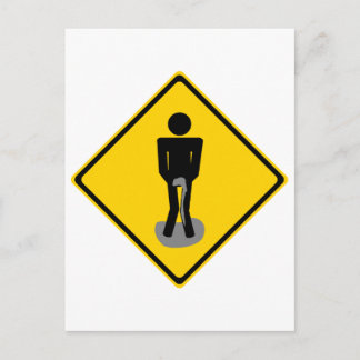 CARTE POSTALE SIGNE DE ROUTE PING