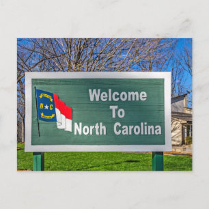 Carte Postale SIGNE D'ÉTAT DE LA Caroline DU Nord