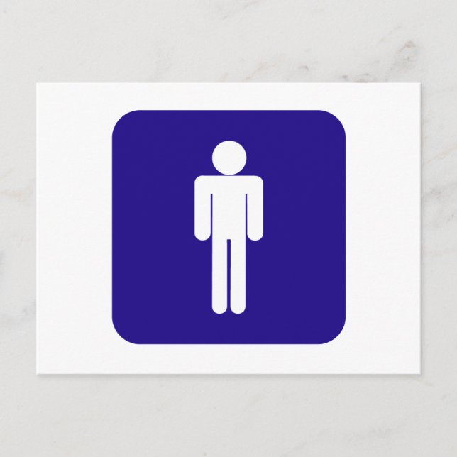 CARTE POSTALE SIGNE HOMME (Devant)