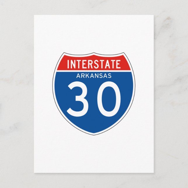 Carte Postale SIGNE INTERÉTAIRE 30 - Arkansas (Devant)