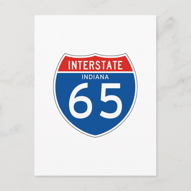 Carte Postale SIGNE INTERÉTAIRE 65 - Indiana (Devant)