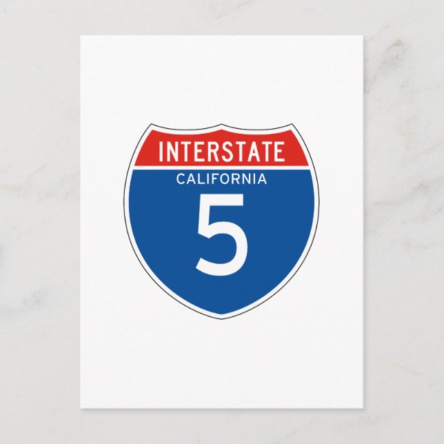 Carte Postale SIGNE INTERNATIONALE 5 - Californie (Devant)