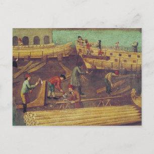 Carte Postale Signe pour la famille Marangoni des constructeurs 