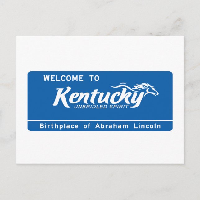 Carte Postale SIGNE ROUTIÈRE - Kentucky - USA (Devant)