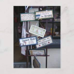 Carte Postale Signes amusants